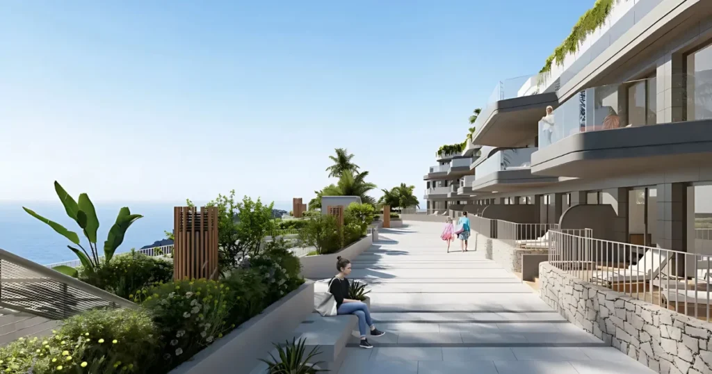 Projected image of one of Quadratia's new developments.