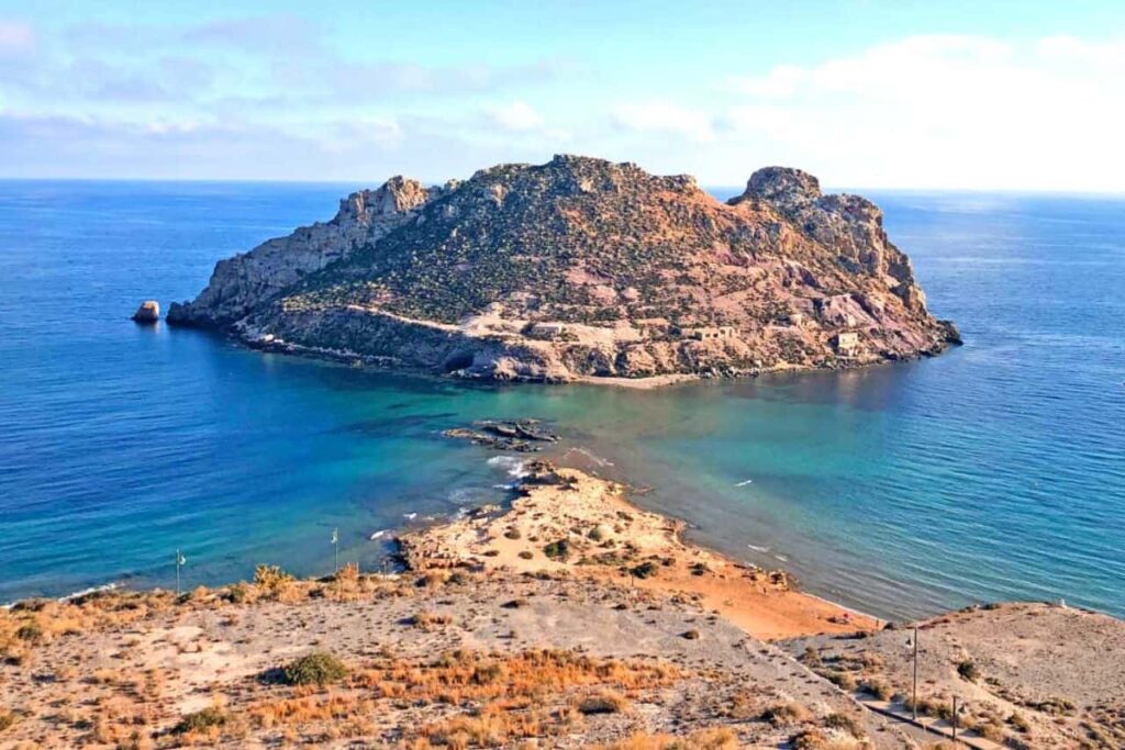Playa Amarilla in Isla del Fraile in Águilas (Murcia).