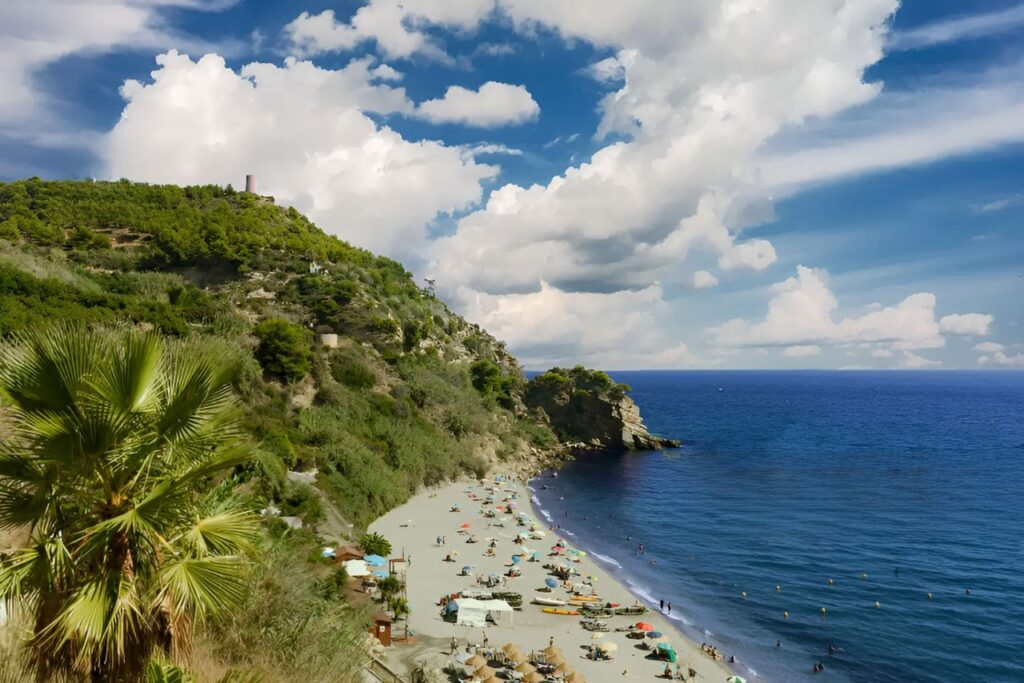 Plage de Maro, ? Nerja (Malaga).