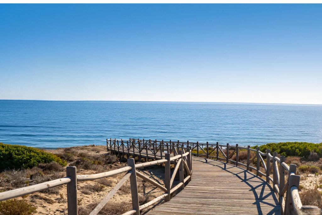 La plage de Cabopino ? Marbella, l'une des meilleures plages de la Costa del Sol.