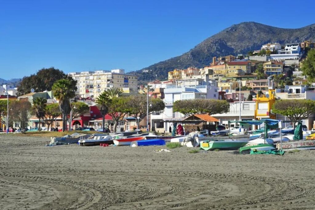 La plage de Pedregalejo, l'une des meilleures plages de la Costa del Sol.