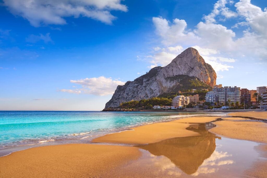 La Fossa strand in Calpe.