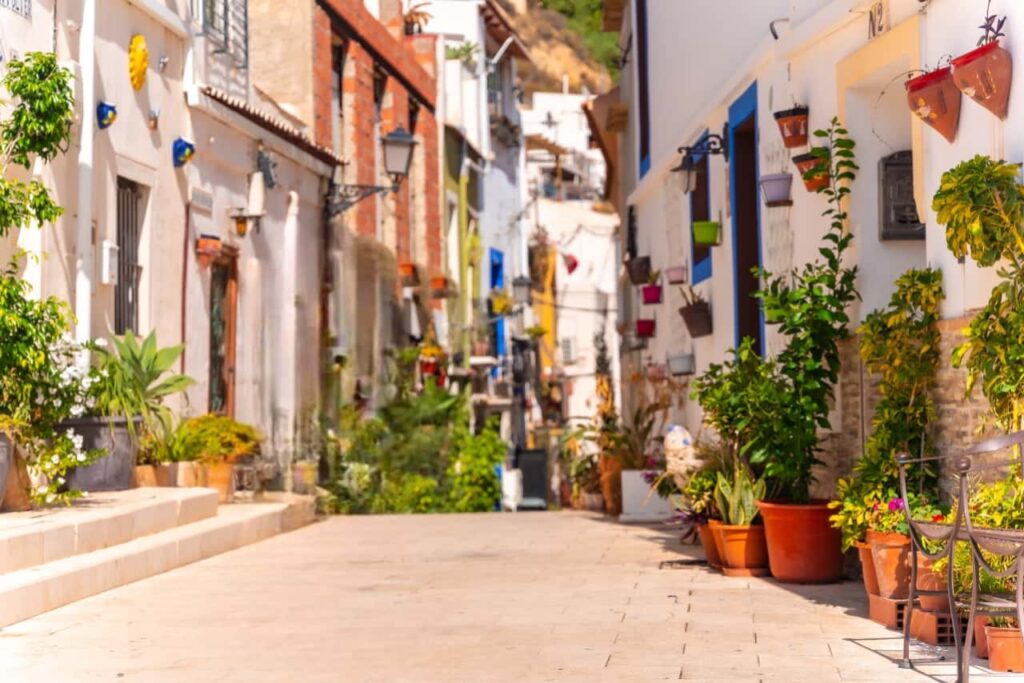 Santa Cruz neighbourhood in Alicante, one of the things to see and do in Alicante.