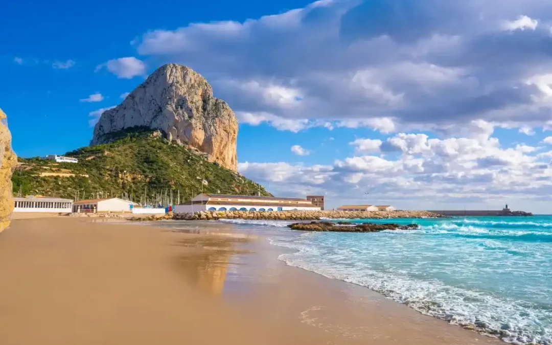 Ska?a Ifach w Calpe.