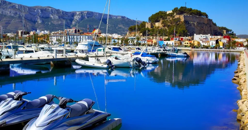 Imagen del puerto de Denia.