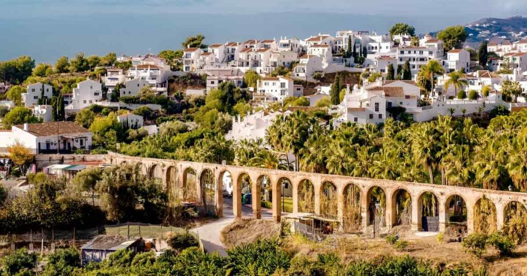 Imagen aérea de Nerja