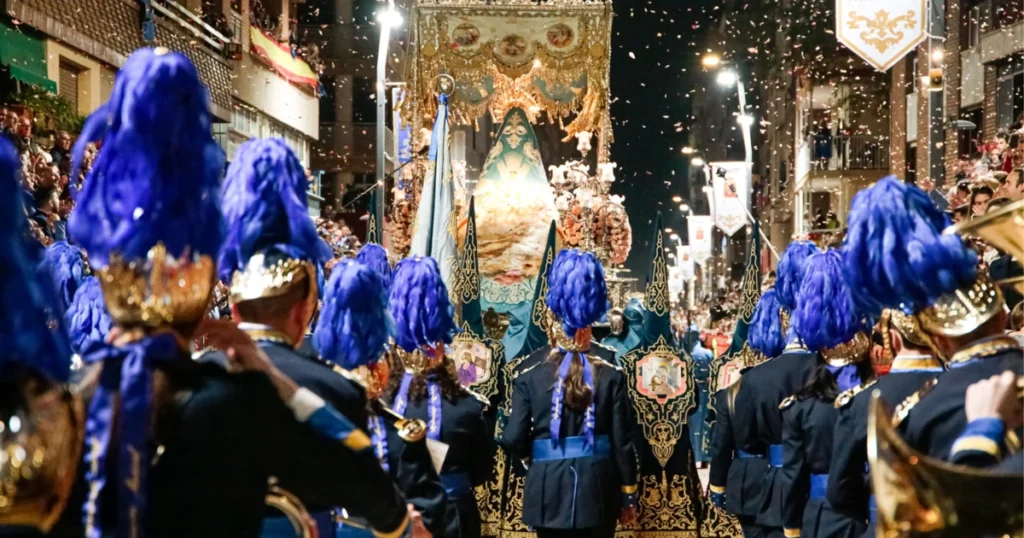Devotion in the Easter traditions in Spain.